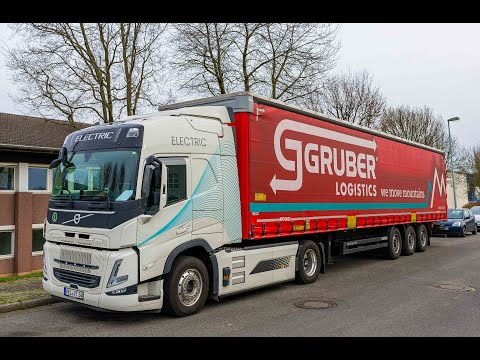 Gruber Logistics - First experiences with the new electric truck for Gruber branch Kreuztal