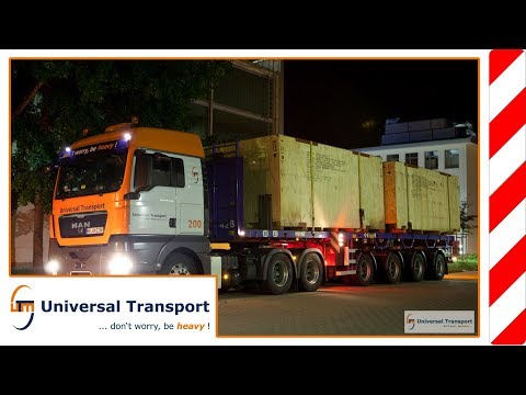 Universal Transport - Heavy load transport Dresden with four vehicles