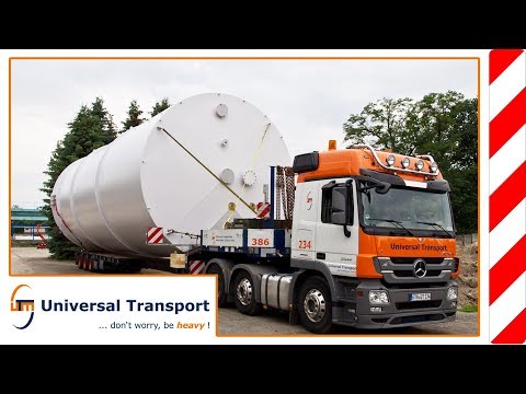 Universal Transport - Heavy load transport with a total height of 6.4 m total height