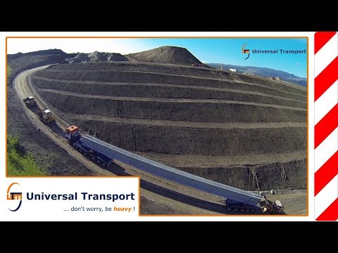 Universal Transport - concrete bridge components for Romania