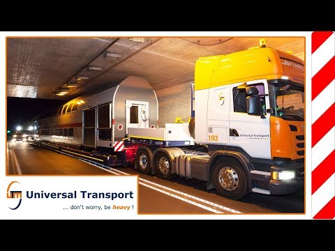 Universal Transport - maiden voyage of the new boiler bridge